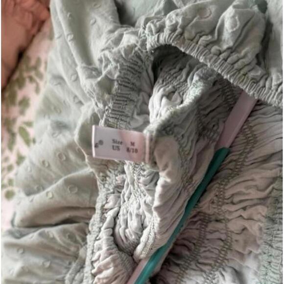 R.VIVIMOS Off-Shoulder Smocked Midi Dress – Size Medium ✨ - Picture 7 of 7